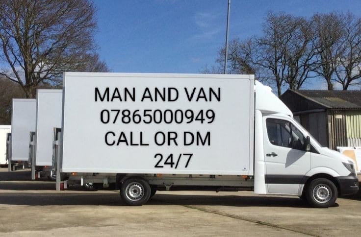 24/7 MAN WITH VAN HIRE HOUSE OFFICE STORAGE MOVING FURNITURE PIANO BIKE WASTE REMOVALS CHEAP URGENT