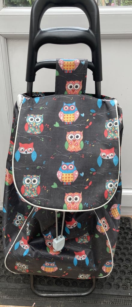 Trolley Shopping Bag with Owl design – collect only