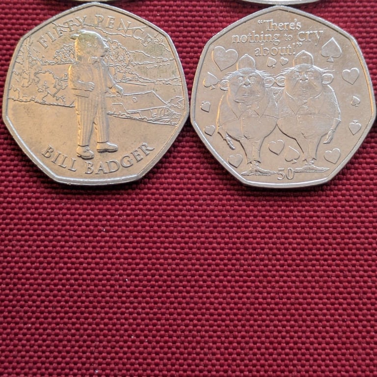 £2.50 each Lovely 50p ISLE of MAN #5 coins