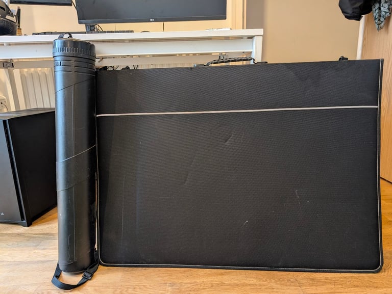 image for A1 portfolio folder with sleeves + A1 portfolio tube