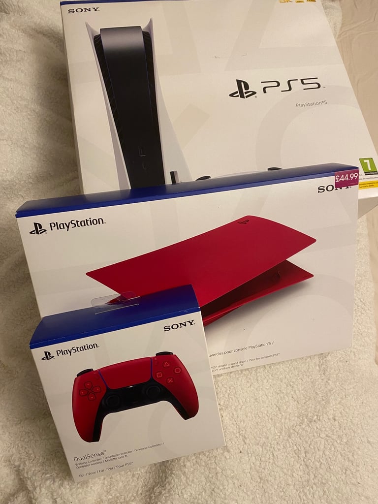 PS5 disc edition boxed