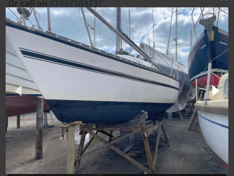 25ft lifting bulb keel sailing yacht 