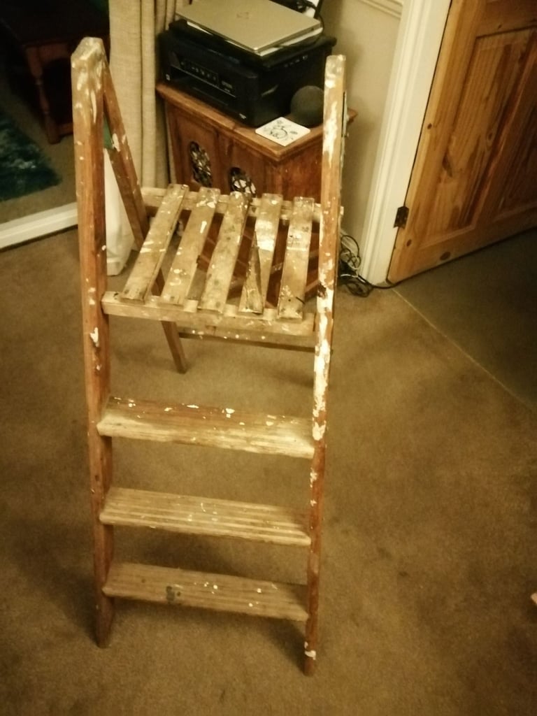 image for Small timber step ladders 