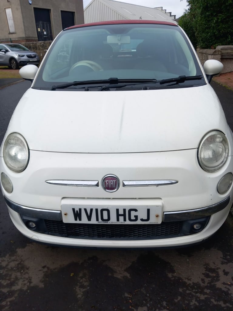 Fiat, 500, Convertible, 2010, Manual, 1248 (cc), 3 doors