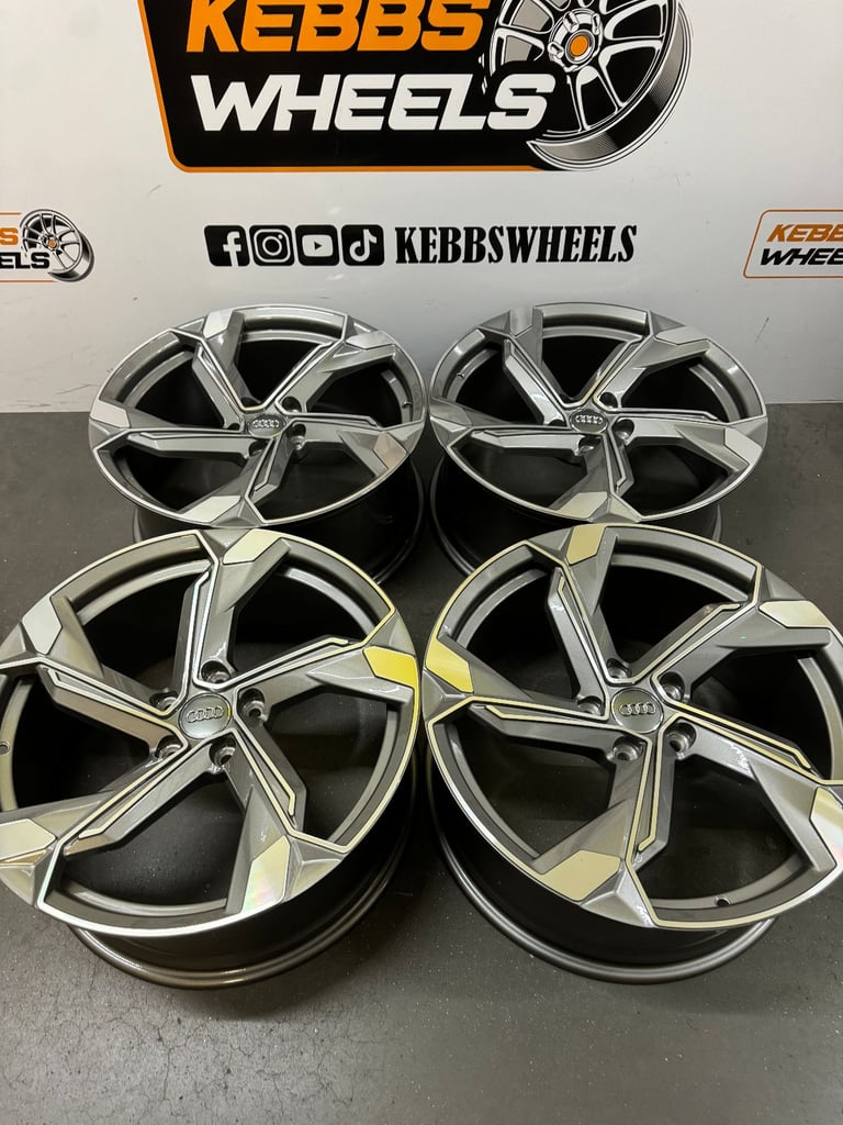 19" AUDI 2023 RSQ8 REPLACEMENT ALLOY WHEELS A3 A4 A5 A6 A7 A8 S3 S4 S5 S6 Q3 Q5 VW GOLF MK5 MK6 MK7 