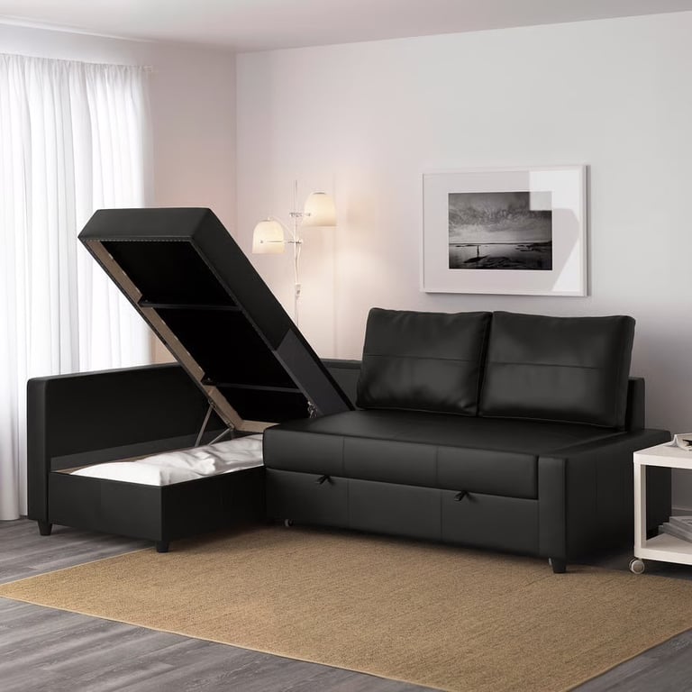 3 seater L - shape sofa bed