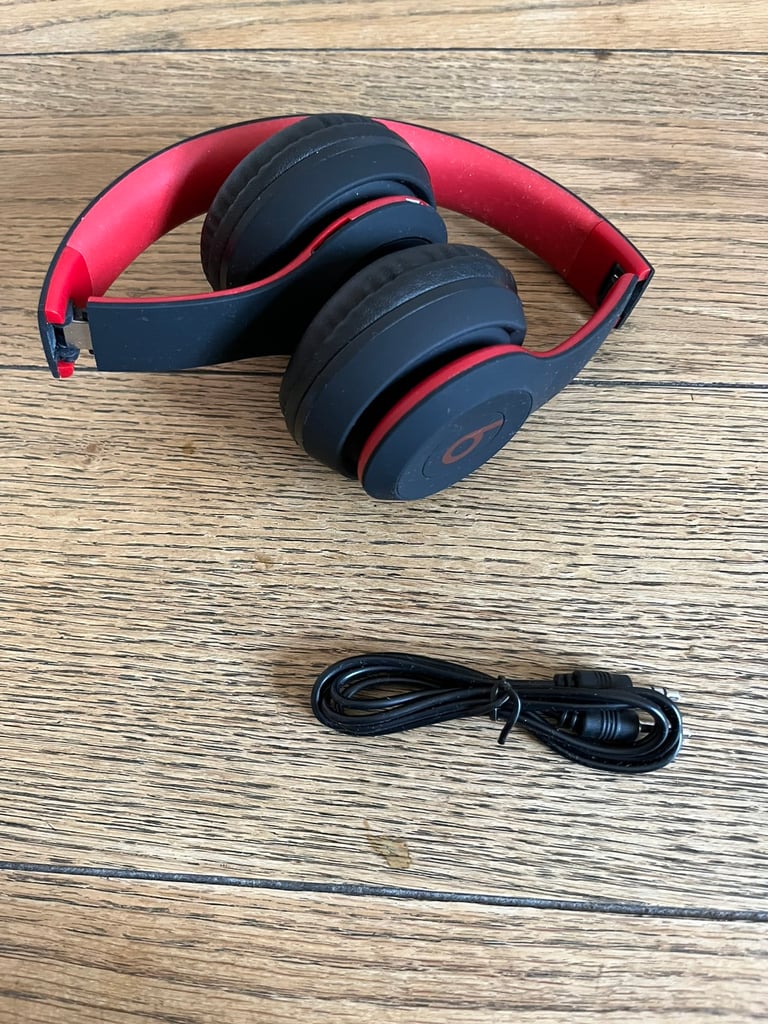 Headphones Black and red
