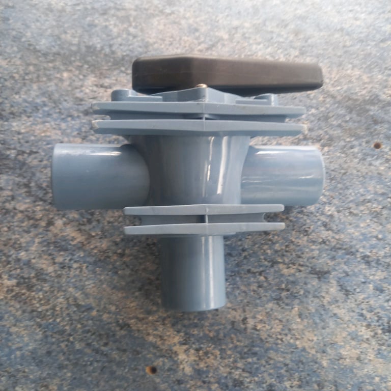 Boat waste tank diverter valve. 1/1/2