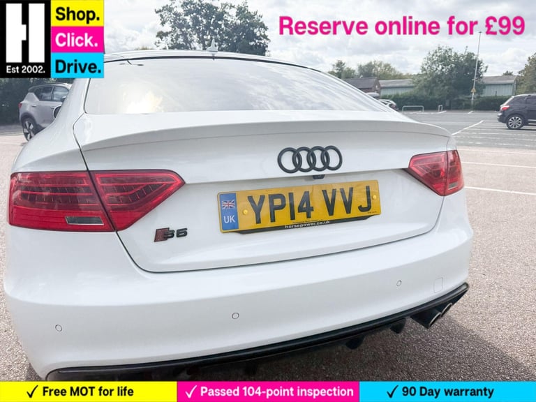 2014 Audi S5 3.0 TFSI V6 Black Edition Sportback S Tronic quattro Euro 5 (s/s) 5dr HATCHBACK Petr...