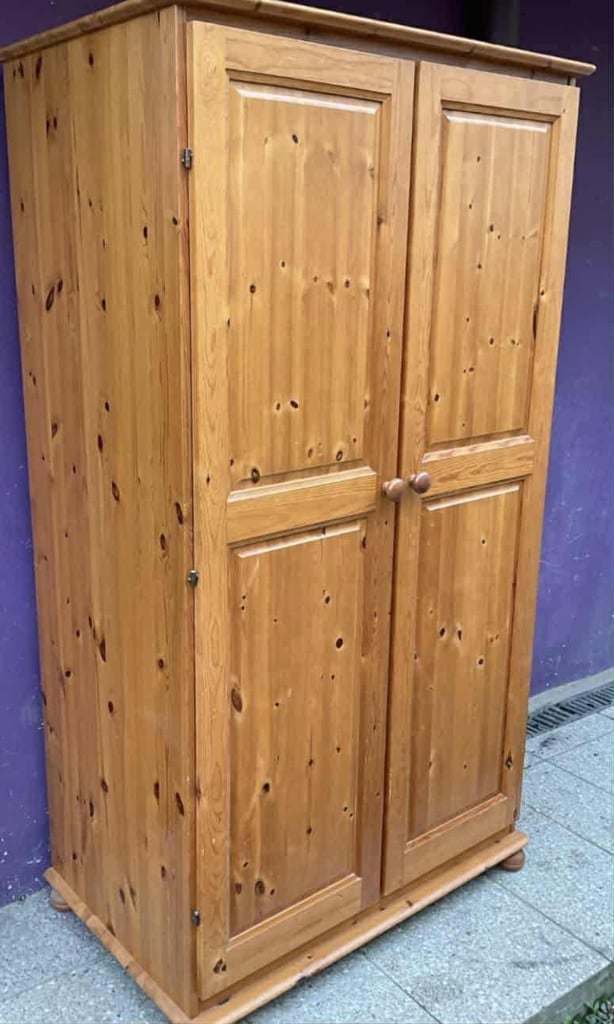 solid pine wardrobe , can deliver