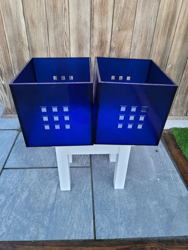 Ikea Blue Plastic Storage Boxes 