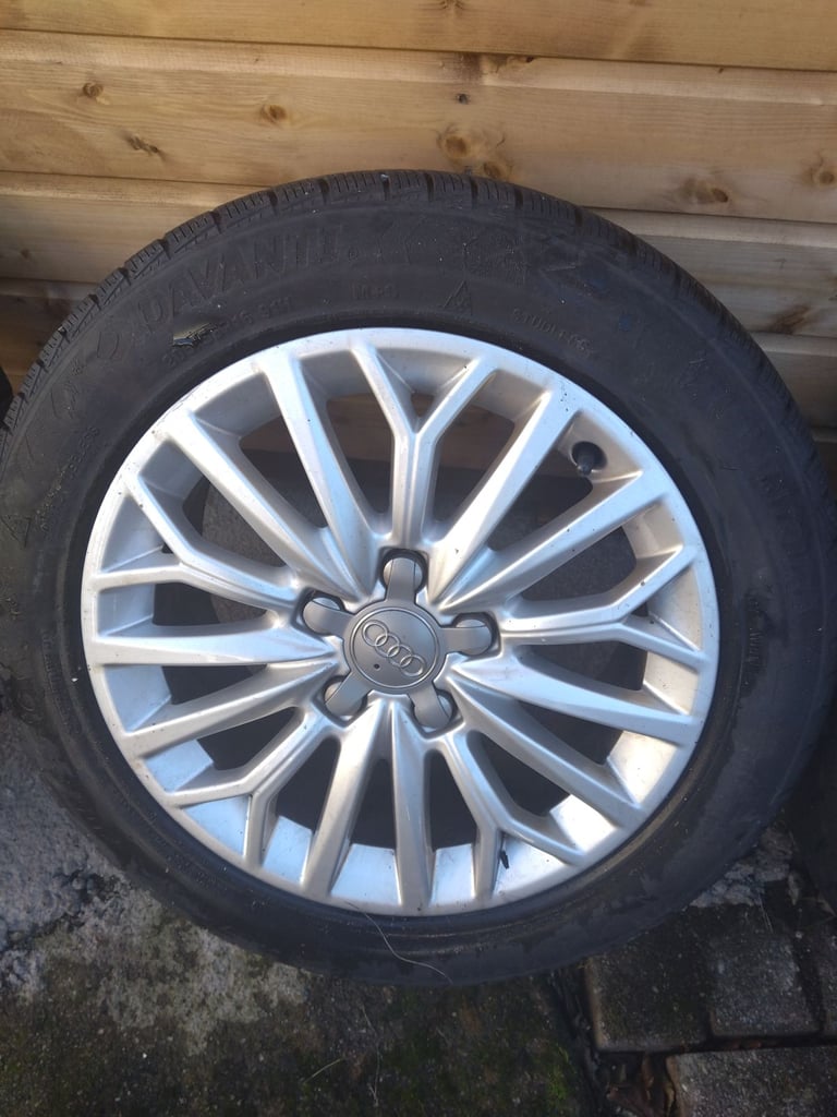 Audi A3 alloys with winter tyres