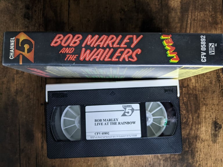 Bob Marley & the Wailers - Live! VHS video tape