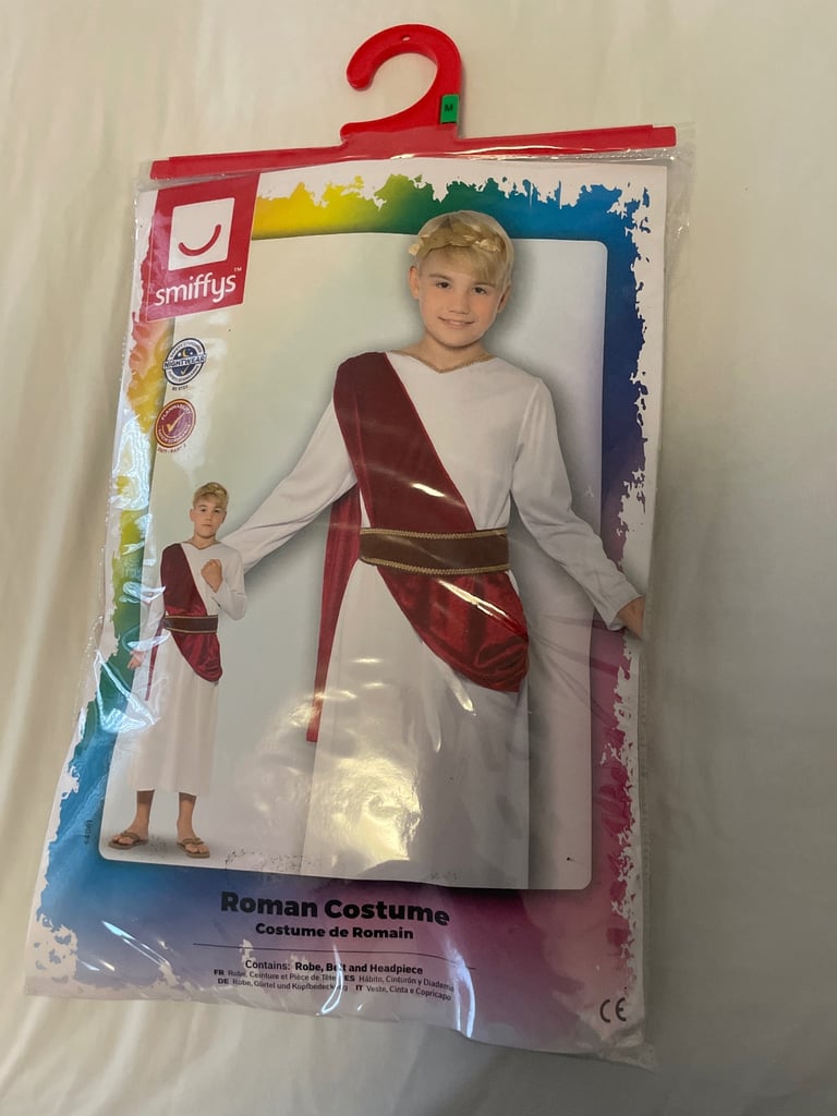 image for Boys Roman costume, medium age 7-9