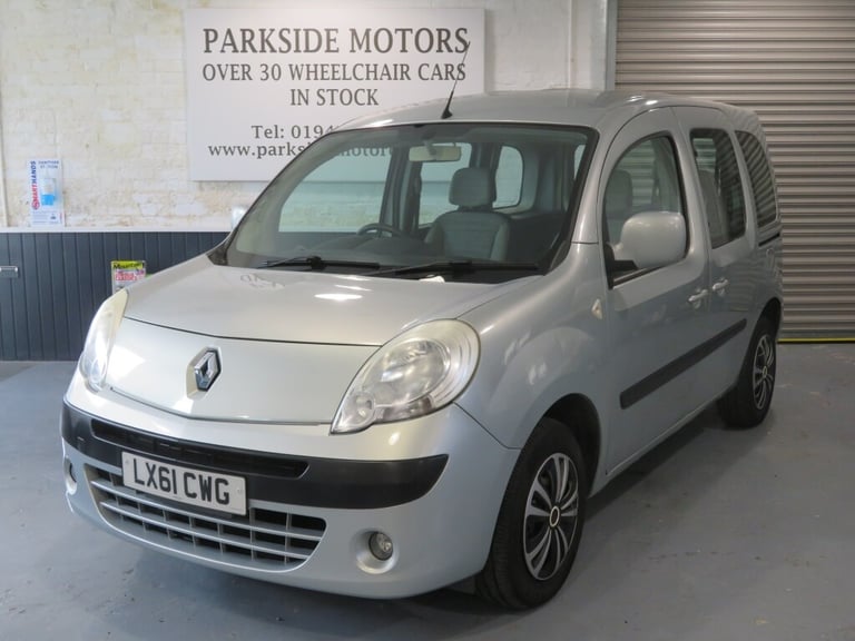 2011 Renault Kangoo WHEELCHAIR CAR DISABLED ACCESS VEHICLE MOBILITY MPV Diesel Manual