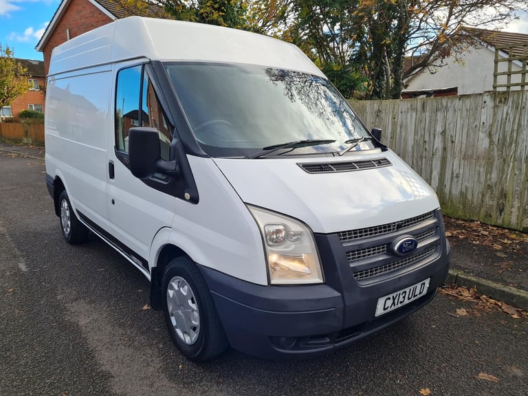 Truly Outstanding 2013 Ford Transit Short Wheel Base Semi High Roof Side Loading Door