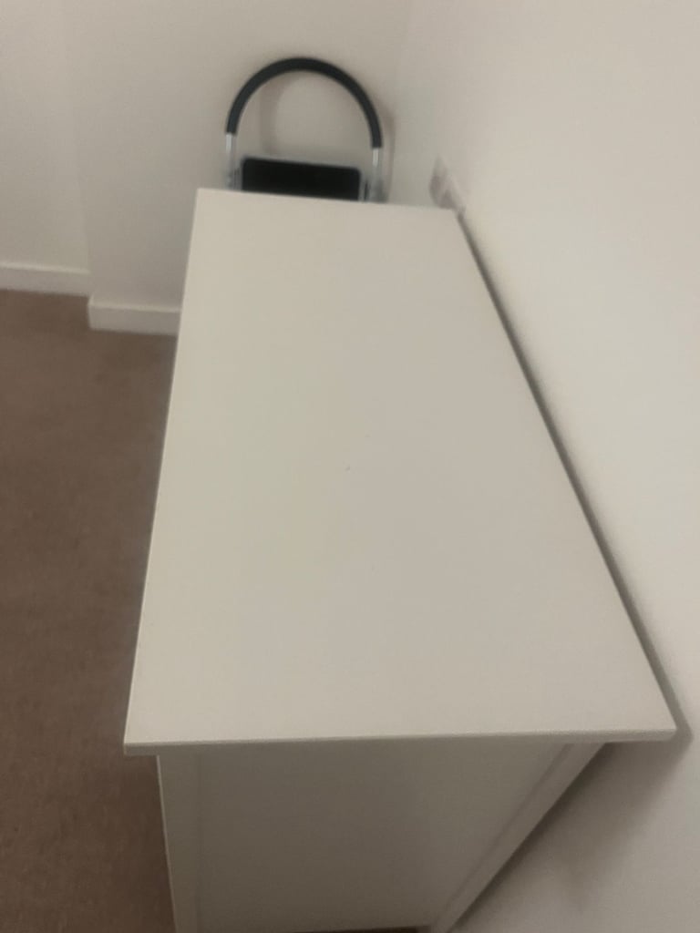 White 3-Drawer Chest of Drawers