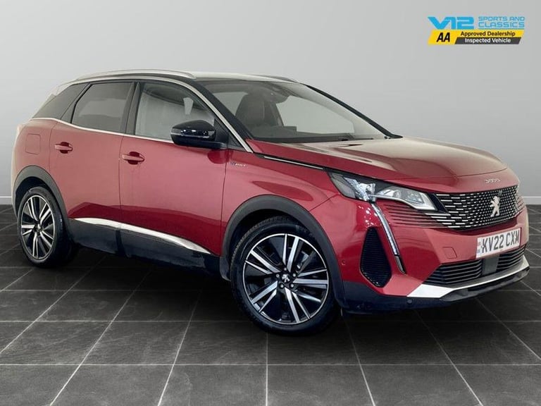 image for 2022 Peugeot 3008 1.6 Hybrid4 300 GT 5dr e-EAT8 HATCHBACK PETROL/ELECTRIC Automatic