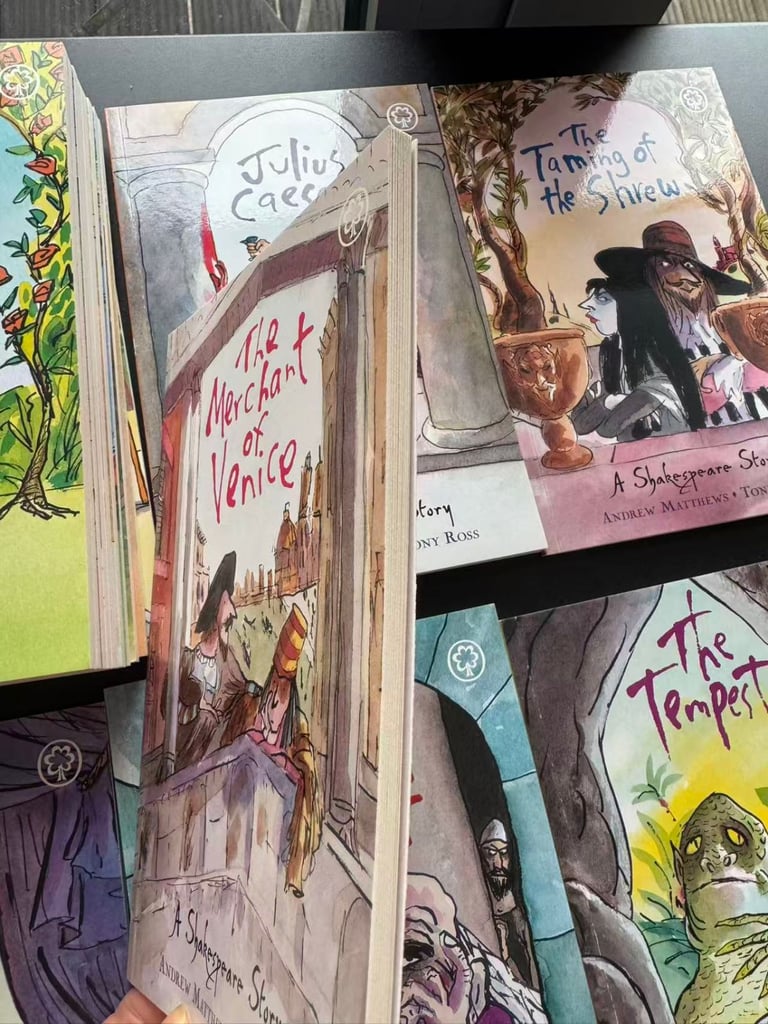 The Shakespeare Stories - 16 Books Collection (Boxed Set)by Andrew Matthews, Tony Ross 