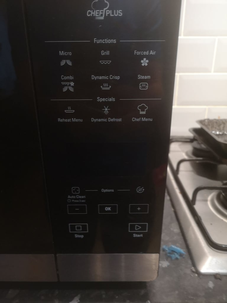 Hotpoint chef plus microwave/grill