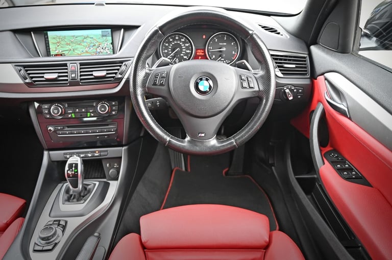 BMW X1 M SPORT 2.0d DIESEL X-DRIVE/4X4 AUTO 5DR HATCHBACK 2014 [64] BLACK