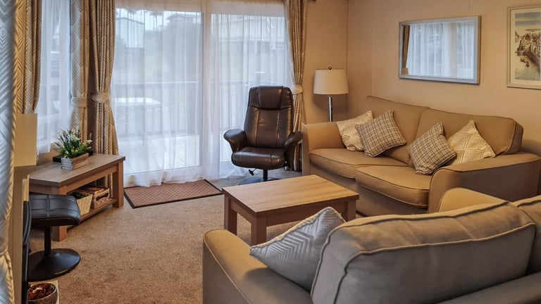 Sunseeker Supreme 2022 static caravan at Hoburne Devon Bay, Paignton