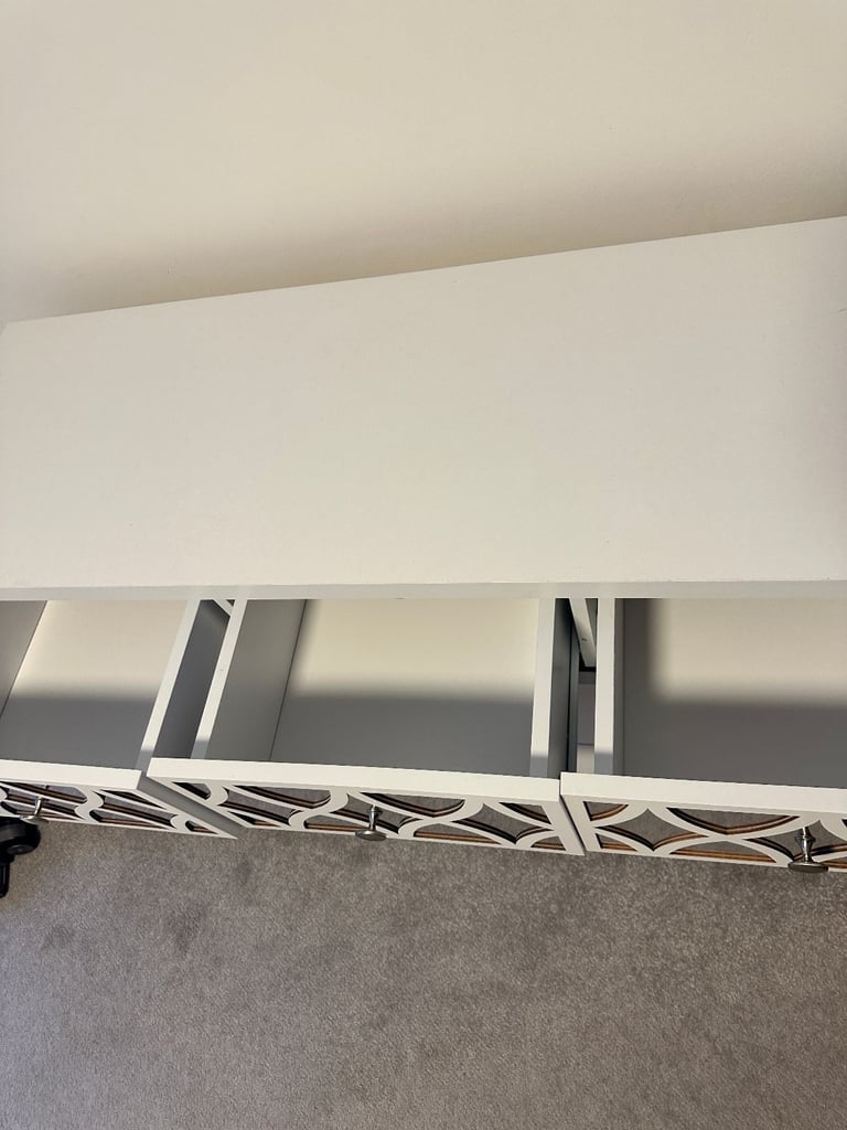 Wayfair IrisVibe 3+4 Drawer Chest of Drawers, White