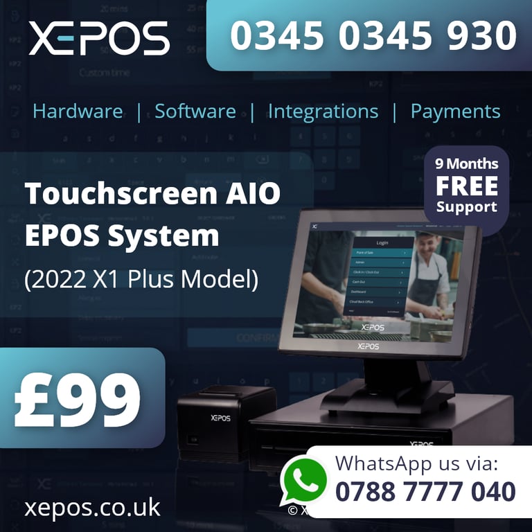  £99 Complete EPOS System for Retail Stores - Clothing Shop | DIY Store | Hardware Store