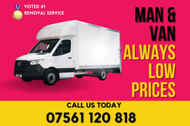 *07 561 120 818* Removal Man and Van Hire - House Move House Clearance Waste Rubbish Removal 