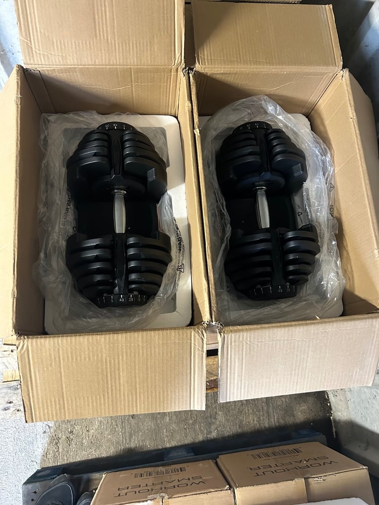 40kg adjustable dumbbells brand new gym weights
