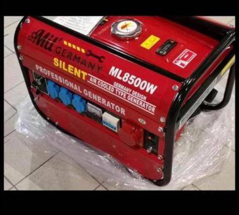 German ML8500 Silent Petrol Generator 8.5 KVA, with 6.5 HP available for sale