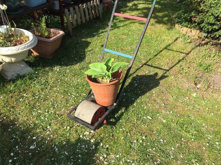 BIG REDUCTION , A UNIQUE GARDEN ORNAMENT , VINTAGE HAND PLOUGH , WITH