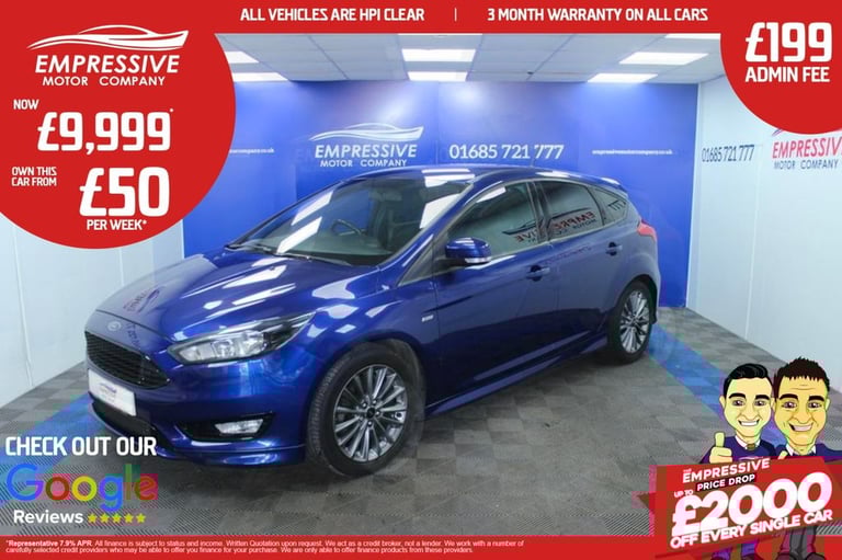 2018 68 FORD FOCUS 1.5 TDCI ST-LINE HATCHBACK 5DR DIESEL MANUAL EURO 6 (S/S) (12