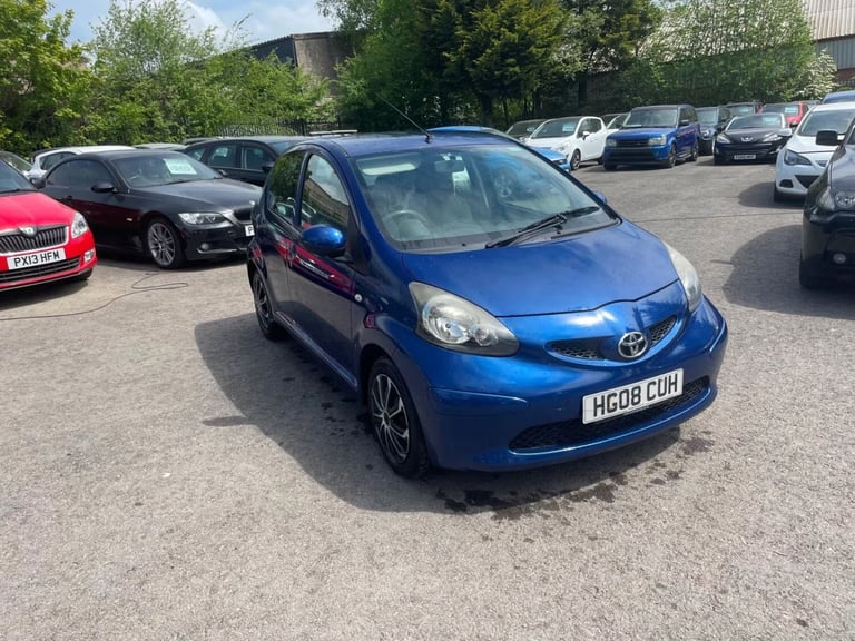 2008 Toyota AYGO 1.0 VVT-i Blue 5dr HATCHBACK Petrol Manual