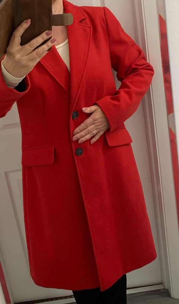 image for Christmas Red Full Length Women’s Coat