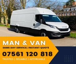 image for *07 561 120 818* Removal Man and Van Hire - House Move House Clearance Waste Rubbish Removal  