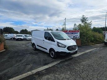 image for 2021 ON 70 PLATE FORD TRANSIT CUSTOM 300 LEADER L1HI SWB DIESEL VAN 63K ULEZ 