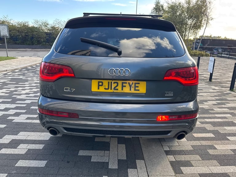 2012 AUDI Q7 3.0 TDI QUATTRO S LINE TIPTRONIC AUTO DIESEL 7 SEATER 5dr GREY 