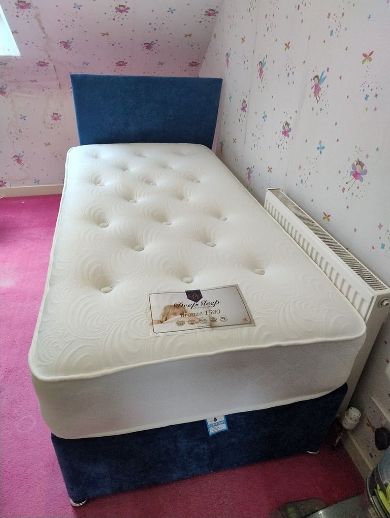 image for Single Divan Bed with 2 Drawer Storage