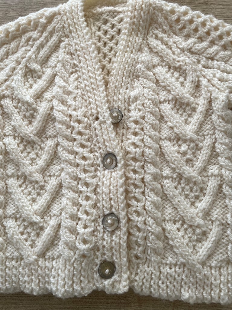 Aran Baby Cardigans