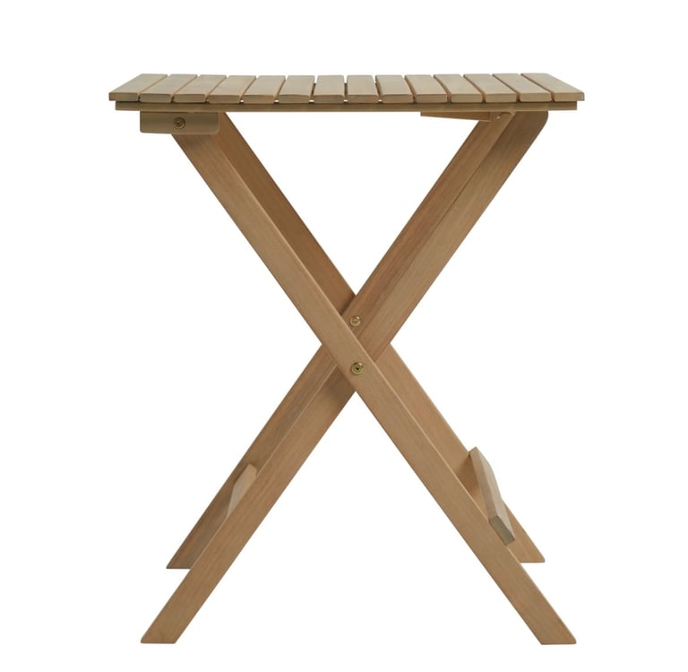 Habitat Evissa 2 Seater Folding Wooden Garden Bistro Set 