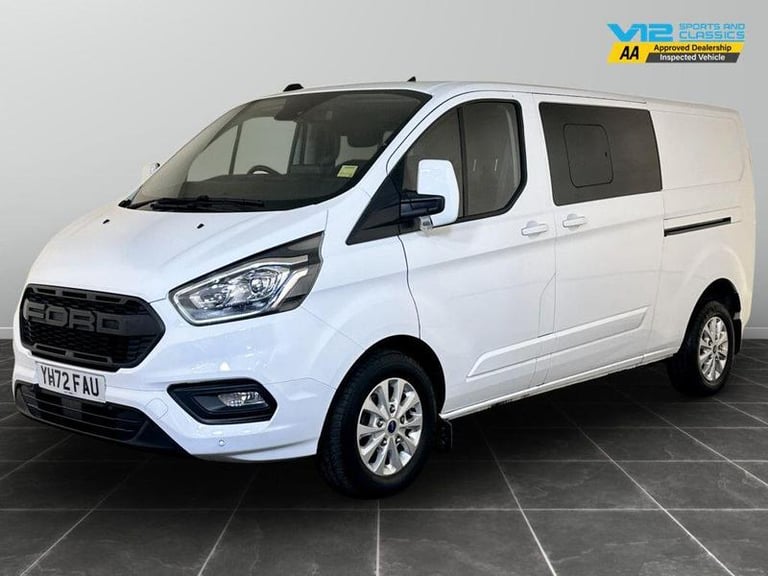 2022 Ford Transit Custom 2.0 300 EcoBlue Limited Crew Van Auto L2 H1 Euro 6 5dr Automatic Combi V...