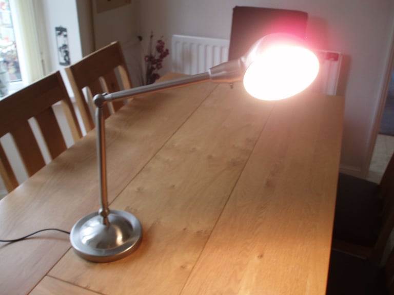image for IKEA ANGLE POISE DESK LAMP WITH BULB, PERFECT WORKING CONDITION