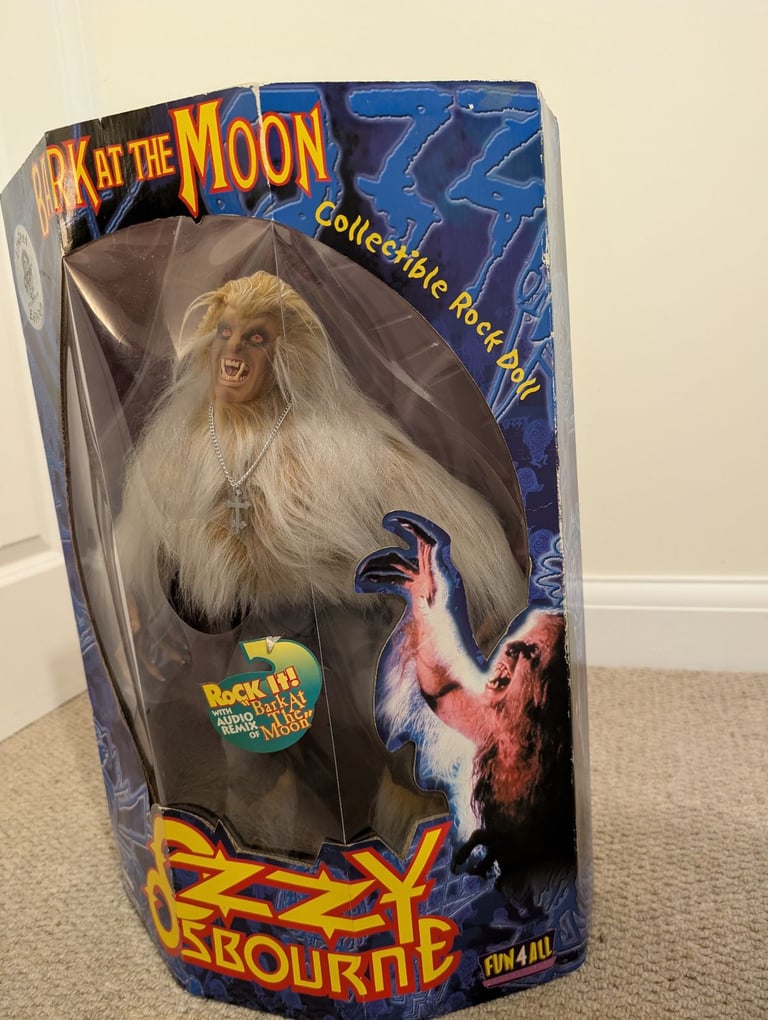 Ozzy Osbourne rare Bark at the Moon collection figure brand new in box 