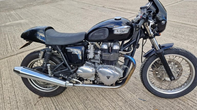 2006 56 TRIUMPH THRUXTON 900 CAFE RACER RETRO CLASSIC BONNEVILLE BLACK SH 865