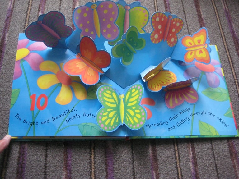 As New Ten Wriggly Wiggly Caterpillars Colour Hardboard Book by Debbie Tarbett for Only £3.00