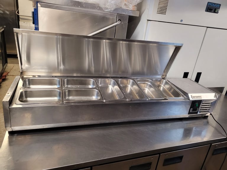 Gas lpg bain marie  food truck  table to almost new 