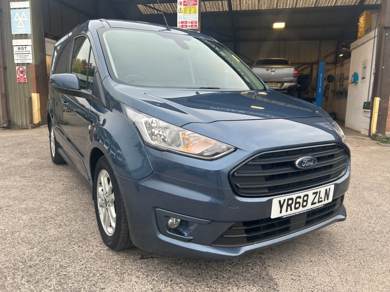 2018 68 Ford Transit Connect Limited 1.5 EcoBlue 120ps L1 SWB Blue 99,500 miles