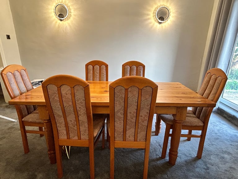 image for Dinning table and 6 chairs