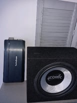 Subwoofer and amplifier 